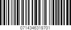 Código de barras (EAN, GTIN, SKU, ISBN): '0714346319701'