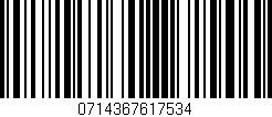 Código de barras (EAN, GTIN, SKU, ISBN): '0714367617534'