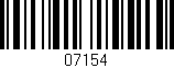 Código de barras (EAN, GTIN, SKU, ISBN): '07154'