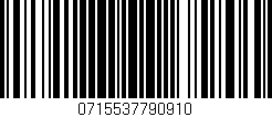 Código de barras (EAN, GTIN, SKU, ISBN): '0715537790910'