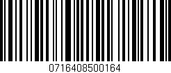 Código de barras (EAN, GTIN, SKU, ISBN): '0716408500164'