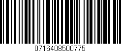 Código de barras (EAN, GTIN, SKU, ISBN): '0716408500775'