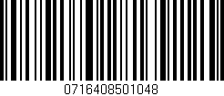 Código de barras (EAN, GTIN, SKU, ISBN): '0716408501048'