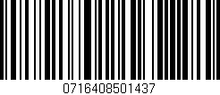 Código de barras (EAN, GTIN, SKU, ISBN): '0716408501437'