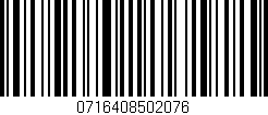 Código de barras (EAN, GTIN, SKU, ISBN): '0716408502076'