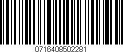 Código de barras (EAN, GTIN, SKU, ISBN): '0716408502281'