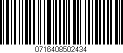 Código de barras (EAN, GTIN, SKU, ISBN): '0716408502434'
