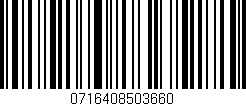 Código de barras (EAN, GTIN, SKU, ISBN): '0716408503660'