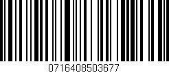 Código de barras (EAN, GTIN, SKU, ISBN): '0716408503677'