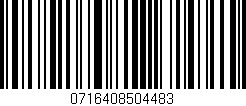 Código de barras (EAN, GTIN, SKU, ISBN): '0716408504483'