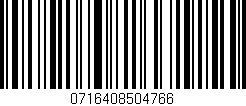 Código de barras (EAN, GTIN, SKU, ISBN): '0716408504766'