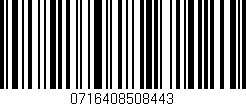 Código de barras (EAN, GTIN, SKU, ISBN): '0716408508443'