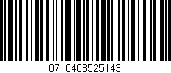 Código de barras (EAN, GTIN, SKU, ISBN): '0716408525143'