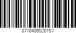 Código de barras (EAN, GTIN, SKU, ISBN): '0716408526157'