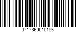 Código de barras (EAN, GTIN, SKU, ISBN): '0717669010195'