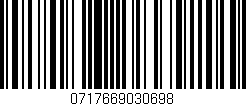 Código de barras (EAN, GTIN, SKU, ISBN): '0717669030698'