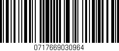 Código de barras (EAN, GTIN, SKU, ISBN): '0717669030964'