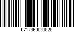 Código de barras (EAN, GTIN, SKU, ISBN): '0717669033828'