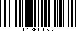 Código de barras (EAN, GTIN, SKU, ISBN): '0717669133597'