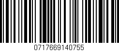Código de barras (EAN, GTIN, SKU, ISBN): '0717669140755'