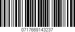 Código de barras (EAN, GTIN, SKU, ISBN): '0717669143237'