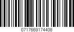 Código de barras (EAN, GTIN, SKU, ISBN): '0717669174408'