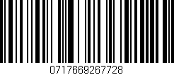 Código de barras (EAN, GTIN, SKU, ISBN): '0717669267728'