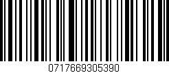 Código de barras (EAN, GTIN, SKU, ISBN): '0717669305390'