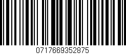 Código de barras (EAN, GTIN, SKU, ISBN): '0717669352875'