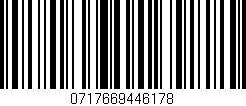 Código de barras (EAN, GTIN, SKU, ISBN): '0717669446178'