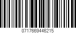 Código de barras (EAN, GTIN, SKU, ISBN): '0717669446215'