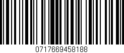 Código de barras (EAN, GTIN, SKU, ISBN): '0717669458188'