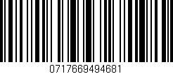Código de barras (EAN, GTIN, SKU, ISBN): '0717669494681'