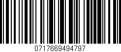 Código de barras (EAN, GTIN, SKU, ISBN): '0717669494797'