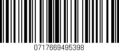 Código de barras (EAN, GTIN, SKU, ISBN): '0717669495398'