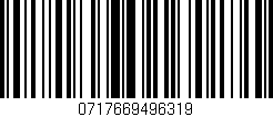 Código de barras (EAN, GTIN, SKU, ISBN): '0717669496319'