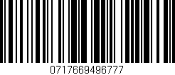 Código de barras (EAN, GTIN, SKU, ISBN): '0717669496777'