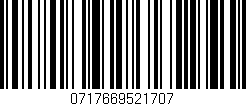 Código de barras (EAN, GTIN, SKU, ISBN): '0717669521707'