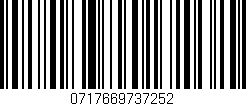 Código de barras (EAN, GTIN, SKU, ISBN): '0717669737252'