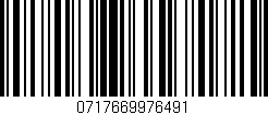 Código de barras (EAN, GTIN, SKU, ISBN): '0717669976491'
