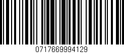 Código de barras (EAN, GTIN, SKU, ISBN): '0717669994129'