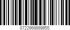 Código de barras (EAN, GTIN, SKU, ISBN): '0722868889855'