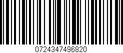 Código de barras (EAN, GTIN, SKU, ISBN): '0724347496820'