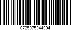 Código de barras (EAN, GTIN, SKU, ISBN): '0725975344934'