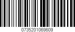 Código de barras (EAN, GTIN, SKU, ISBN): '0735201069609'