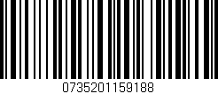 Código de barras (EAN, GTIN, SKU, ISBN): '0735201159188'