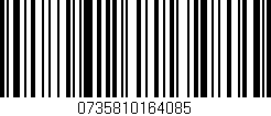 Código de barras (EAN, GTIN, SKU, ISBN): '0735810164085'