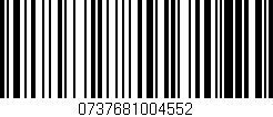 Código de barras (EAN, GTIN, SKU, ISBN): '0737681004552'