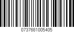 Código de barras (EAN, GTIN, SKU, ISBN): '0737681005405'