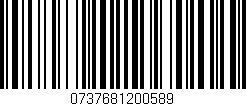 Código de barras (EAN, GTIN, SKU, ISBN): '0737681200589'